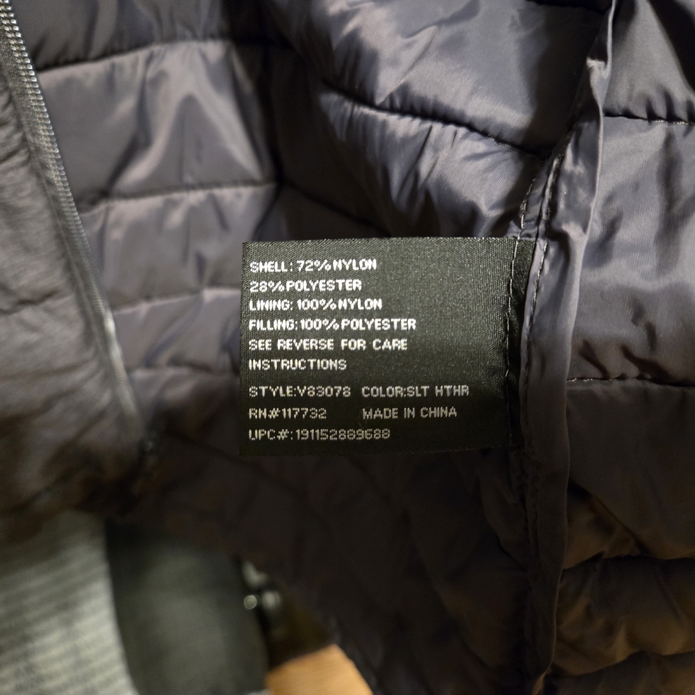 Gray Quilted Jacket - Picture 3 of 6